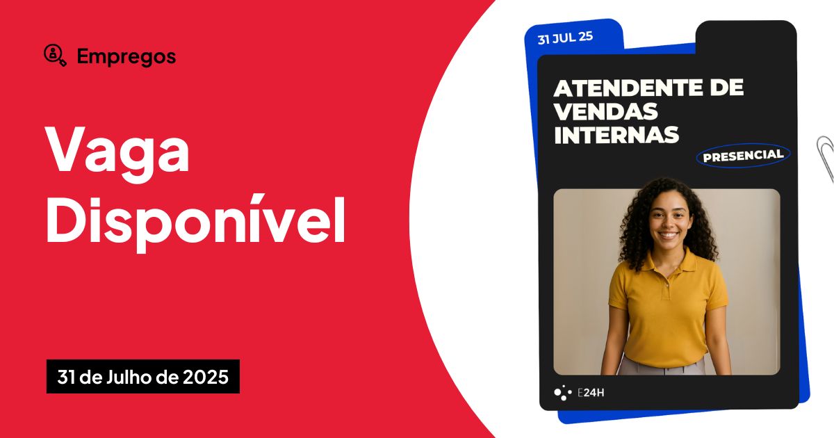 Quer trabalhar com atendimento? Vaga com ensino médio e sem concurso está aberta!