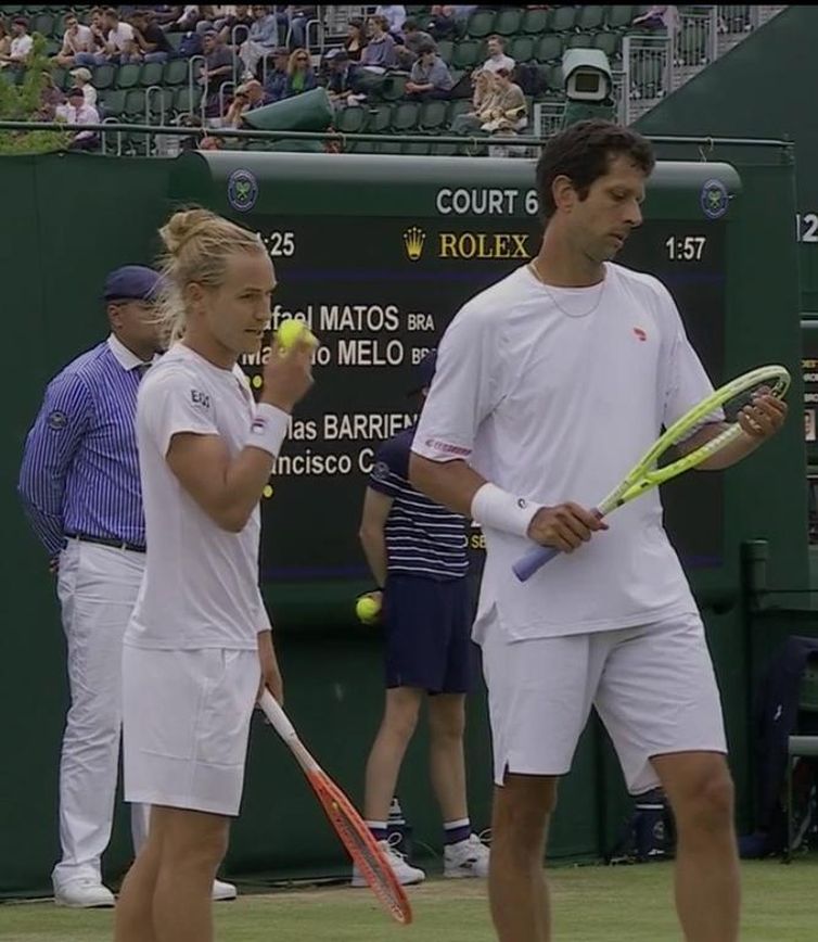 Luisa Stefani avança nas duplas mistas e nas femininas em Wimbledon