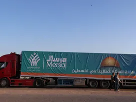 Gangues bloqueiam distribuição de ajuda no sul de Gaza - Imagem