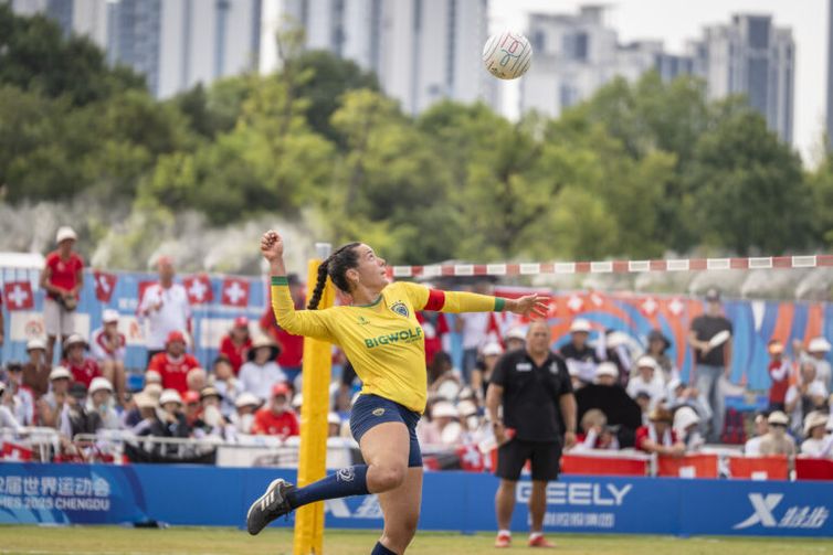 Brasil é campeão masculino e feminino de punhobol nos Jogos Mundiais